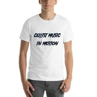 Csellista: Music In Motion Slasher Stílus Rövid Ujjú Pamut Póló Undefined Ajándékok