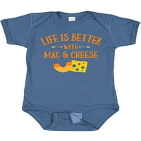 Inktastic Life ' s Better Mac & sajt ajándék kisfiú vagy kislány Body