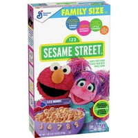 Sesame Street reggeli gabonafélék, bogyó, oz doboz