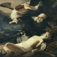Abraham & Isaac, Harmensz Van Rijn Rembrandt, Hermitage Múzeum, Szentpétervár, Oroszország Poszter Nyomtatás