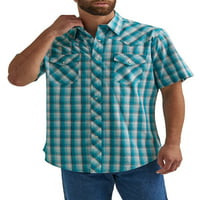 Wrangler férfi rövid ujjú nyugati ing, S-5XL méretű