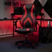 Sidewinder gamer szék, PU bőr, Rage Red-ben