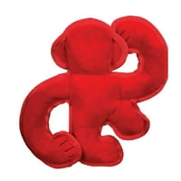 Hasbro hordó majmok kemény plüss & vinnyog Kutya Játék,, piros