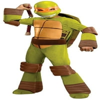 Nickelodeon Teenage Mutant Ninja Turtles Deluxe Michelangelo fiú Halloween jelmez Jelmez gyermek, S