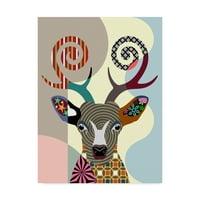 Védjegy Szépművészeti „Spectrum Deer” vászon művészete: Lanre Adefioye