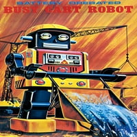Forgalmas kosár Robot Poszter Nyomtatás Retrobot Retrobot