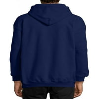 Hanes férfi és nagy férfi Ultimate Cotton nehézsúlyú polár kapucnis pulóver, 3XL méretig