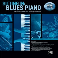 Sitting in : Sitting in -- Blues Piano: Háttérsávok és improvizációs órák, könyv és online Audio szoftver