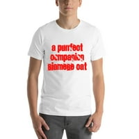 2XL a Purrfect Companion: sziámi macska Cali Stílus Rövid ujjú pamut póló Undefined Ajándékok