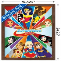 Képregény TV-DC szuperhős lányok-kollázs fali poszter, 14.725 22.375