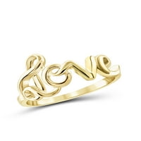 JewelersClub 14k aranyozott ezüst varázslatos szerelmi gyűrű a nők számára