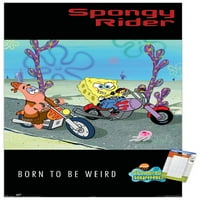Nickelodeon Spongyabob-Motoros Fali Poszter, 22.375 34
