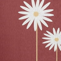 Egyszerűen Daisy virágteljesítmény virágos terület szőnyeg, 5 '7'