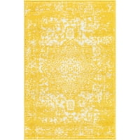 2 ' 3 ' sárga és elefántcsont hagyományos medál téglalap alakú terület dobja szőnyeg