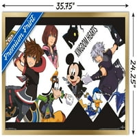 Disney Kingdom Hearts-Harci Fal Poszter, 22.375 34