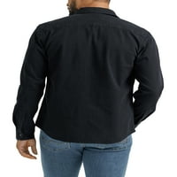 Wrangler® férfi és nagy férfi vékony illeszkedés hosszú ujjú szövött ing, S-5XL méretű