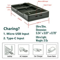 Kastar FNP- Battery and LTD USB Charger Replacement for Fujifilm FinePi F300EXR, FinePi F305EXR, FinePi F500EXR, FinePi