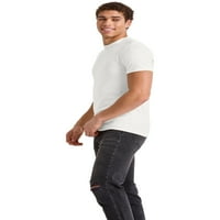 Hanes Originals férfi Tri-Blend póló Eco White 2XL