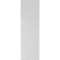 Ekena Millwork 18 W 75 H True Fit PVC Két egyenlő emelt panel redőny, fehér