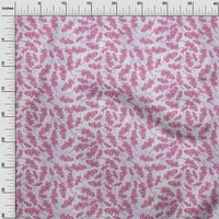 oneOone Pamut Poplin fuschia rózsaszín Szövet levelek Diy Ruházat foltvarrás szövet nyomtatási szövet által Udvar széles