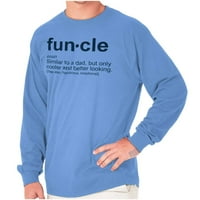 Funcle Fun Uncle meghatározás hűvös férfi Hosszú ujjú póló Brisco Brands 3x